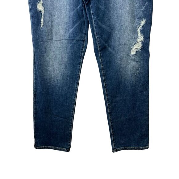 Chicos So Slimming Girlfriend Slim Leg Ankle Jeans chicos 2.5 embroidered jeans - Picture 3 of 16